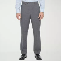 Stafford Signature Smart Wool Mens Stretch Fabric Classic Fit Flat Front Suit Pant