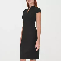 Marc New York Womens Short Sleeve Sheath Dress