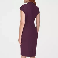 Marc New York Womens Short Sleeve Sheath Dress