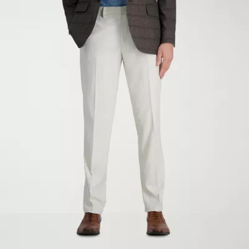 Haggar Mens Straight Fit Flat Front Pant