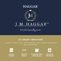 Haggar Mens Straight Fit Flat Front Pant