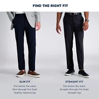 Haggar Mens Straight Fit Flat Front Pant