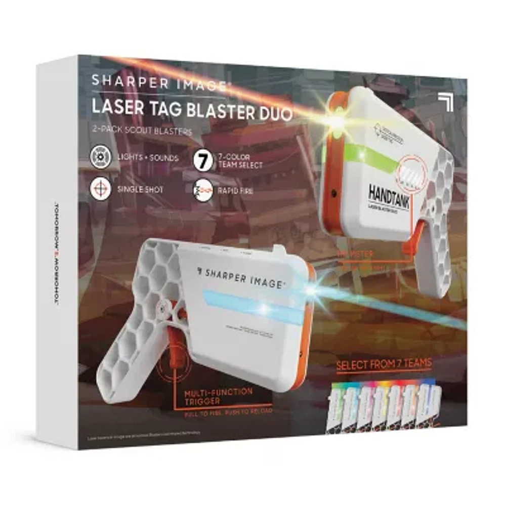 Sharper Image Toy Laser Tag Blaster Duo Game Set
