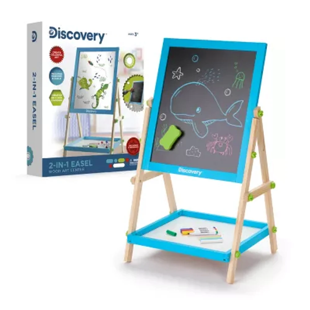 Discovery Kids 2-in-1 Wood Easel