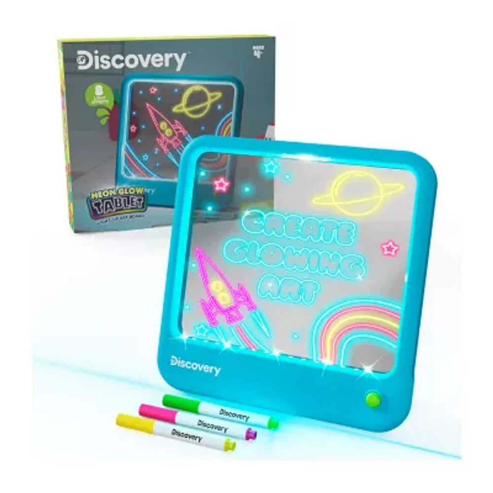 Discovery Kids Neon Light-Up Drawing Board