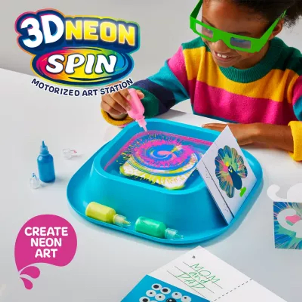 Discovery Kids 3D Neon Spin Motorized Art Station