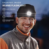 Sharper Image LED Flashlight Beanie