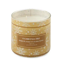 Distant Lands 14 Oz 3 Wick O' Christmas Tree Scented Jar Candle