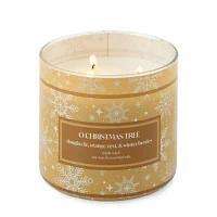 Distant Lands 14 Oz 3 Wick O' Christmas Tree Scented Jar Candle