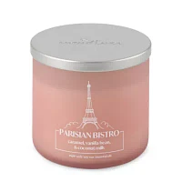 Distant Lands 14oz 3 Wick Parisian Bistro Scented Jar Candle