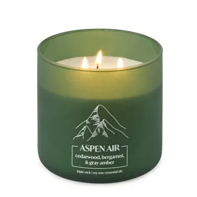 Distant Lands 14oz 3 Wick Aspen Air Scented Jar Candle