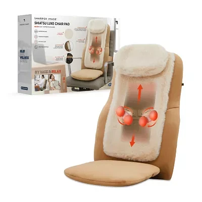 Sharper Image Shiatsu Luxe Chair Pad Massager