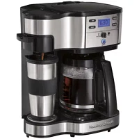 Hamilton Beach® Scoop Programmable 2-Way Coffee Maker