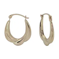 10K Gold 15mm Hoop Earrings