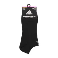adidas Extended Size 6 Pair No Show Socks Womens