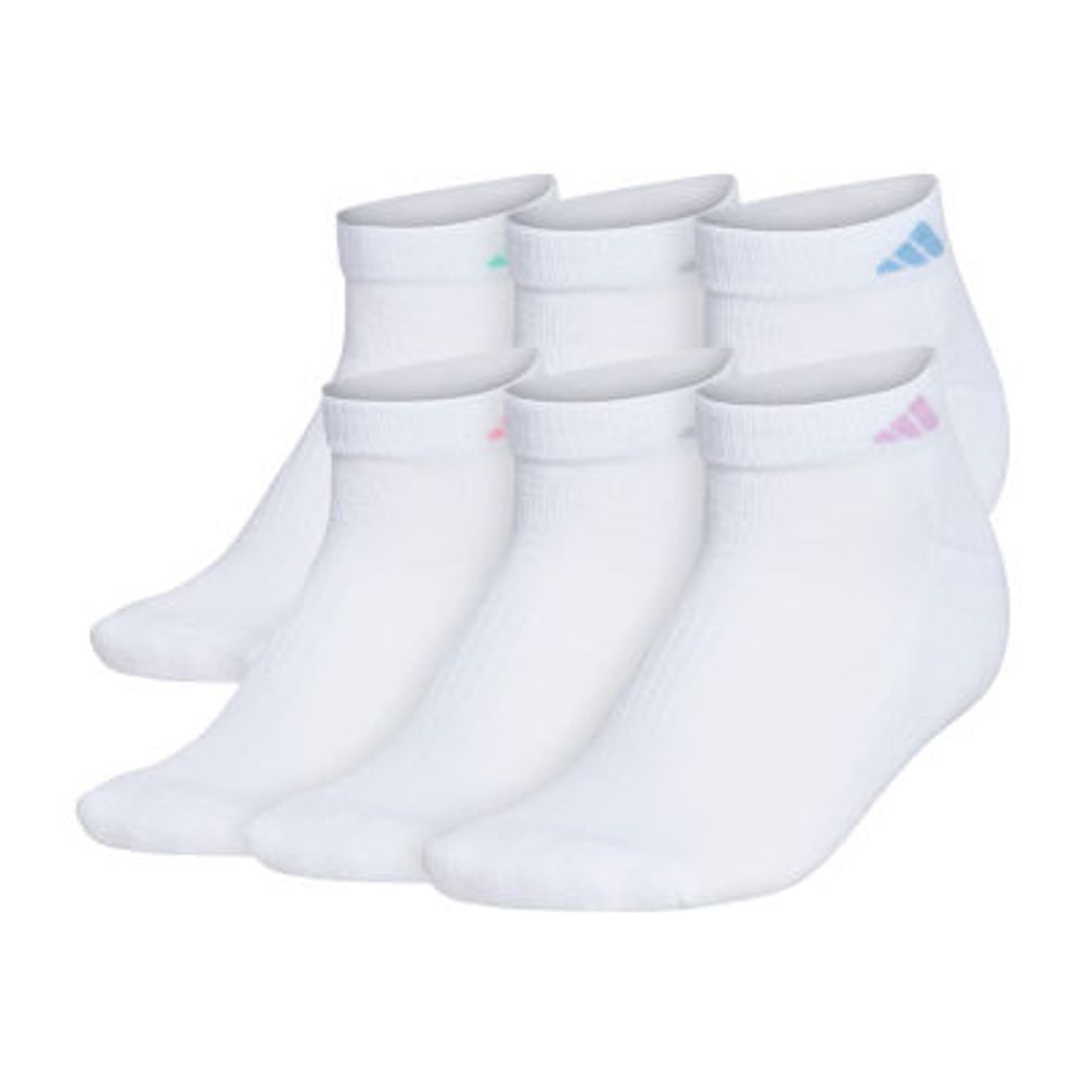 adidas Cushioned 6 Pair Low Cut Socks Womens