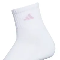 adidas Cushioned 6 Pair Quarter Ankle Socks Womens