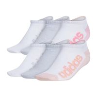 adidas 6 Pair No Show Socks Womens