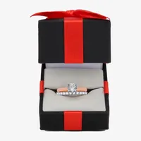 Womens 1 CT. T.W. Natural White Diamond 10K Rose Gold Round Solitaire Bridal Set