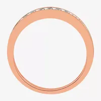 Classic Collection 3MM 1/4 CT. T.W. Natural White Diamond 10K Rose Gold Wedding Band