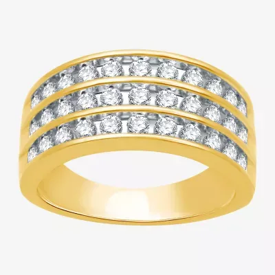 1 CT. T.W. Natural White Diamond 10K Gold Anniversary Band