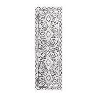 Nuloom Mila Dotted Trellis Rectangular Rugs & Floor Coverings Indoor Diamond Accent Rugs