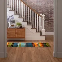 Mohawk Home Rainbow Stripe Indoor Rectangular Runner