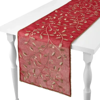 Avanti Allover Leaf 72" Table Runner