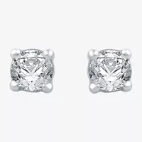 3/8 CT. T.W. Natural White Diamond 10K or 14K Gold Stud Earrings