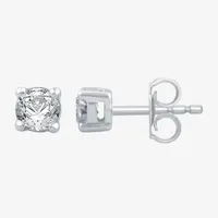 3/8 CT. T.W. Natural White Diamond 10K or 14K Gold Stud Earrings