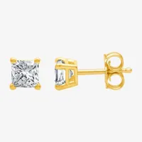 Deluxe Collection 1/2 CT.T.W. Natural Diamond 14K Gold 3.9mm Stud Earrings