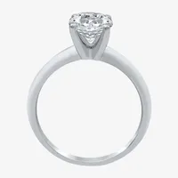 Classic Collection Womens 1 1/4 CT. T.W. Natural White Diamond 10K Gold Round Solitaire Engagement Ring