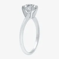 H-I / I2) Womens / CT. T.W. Natural White Diamond 14K Gold Round Solitaire Engagement Ring