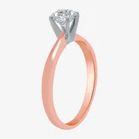 Classic Collection 1/2 CT. Lab-Grown (G / SI1-SI2) Diamond Round Solitaire Engagement Ring 10K or 14K Gold