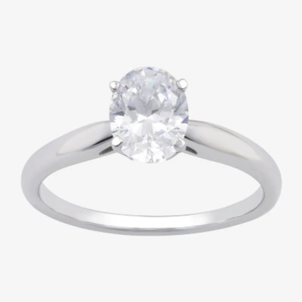 MODERN BRIDE (G / Si2) Womens 1 CT. T.W. Lab Grown White Diamond 10K Gold  Solitaire Engagement Ring | CoolSprings Galleria