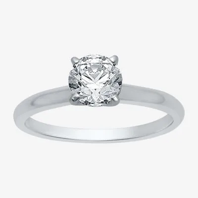 Premier Collection- Red Bow Deal (I / I1) 1 CT. Diamond Round Solitaire Engagement Ring 14K Gold