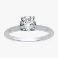 Premier Collection 1 CT. Natural Diamond Round Solitaire Engagement Ring 14K Gold