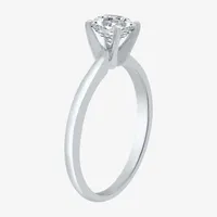 Premier Collection 1 CT. Natural Diamond Round Solitaire Engagement Ring 14K Gold