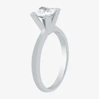 Premier Collection 1 CT. Natural Diamond Princess-cut Solitaire Engagement Ring 14K Gold