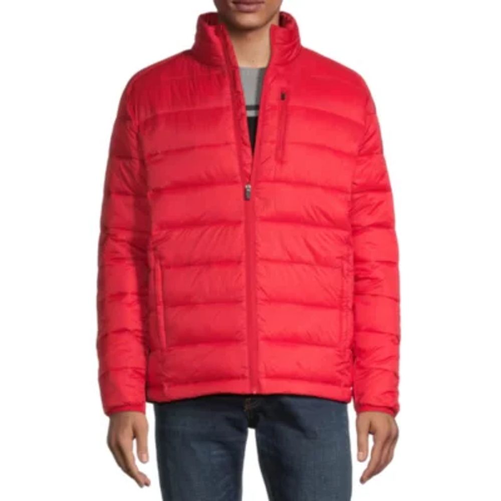 St. John's Bay Mens Water Resistant Packable Midweight Puffer Jacket