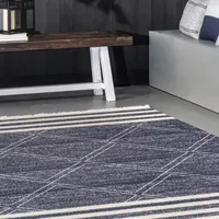 Nuloom Roberge Striped Indoor Outdoor Rectangular Area Rugs