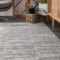 Nuloom Erminia Striped Indoor Rectangular Area Rug