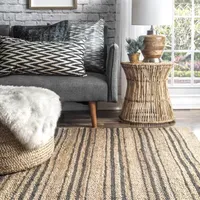 Nuloom Sandy Striped Indoor Rectangular Area Rugs