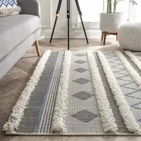 Nuloom Lora Striped Indoor Rectangular Accent Rug