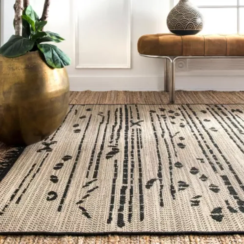 Nuloom Claudette Abstract Indoor Outdoor Rectangular Area Rugs