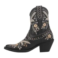 Dingo Womens Primrose Stacked Heel Cowboy Boots