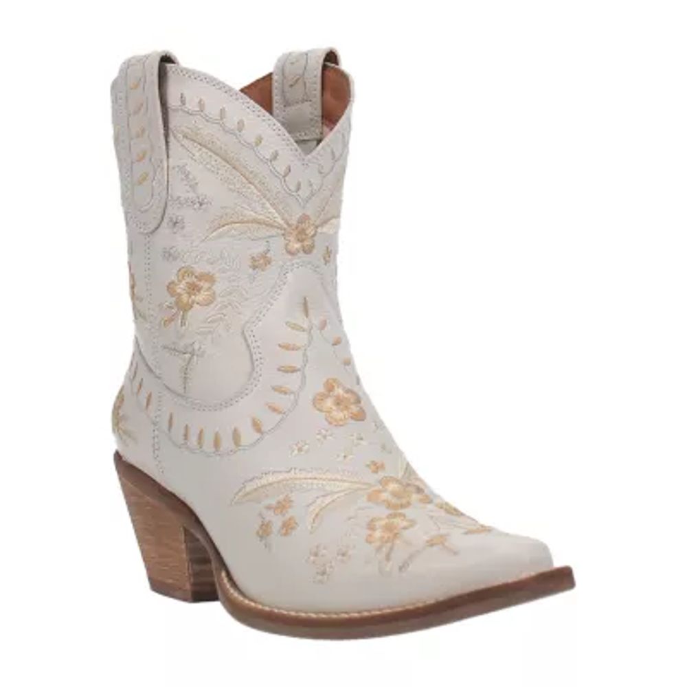 Dingo Womens Primrose Stacked Heel Cowboy Boots