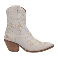 Dingo Womens Primrose Stacked Heel Cowboy Boots