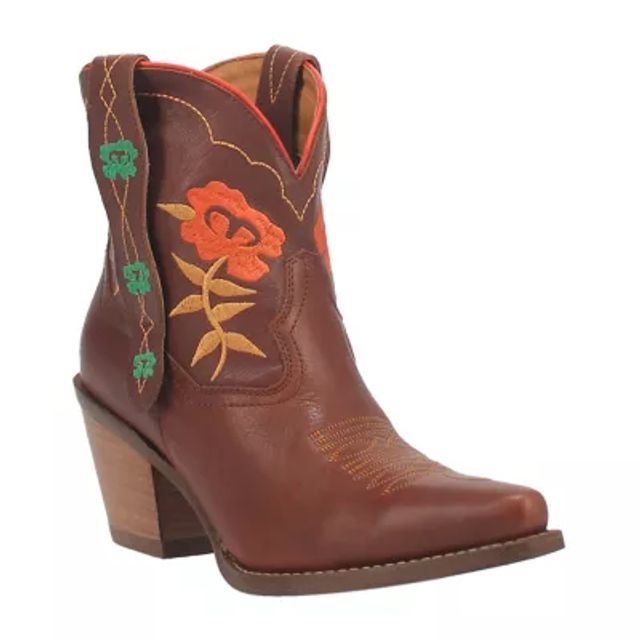 Dingo Womens Texas Tornado Stacked Heel Cowboy Boots