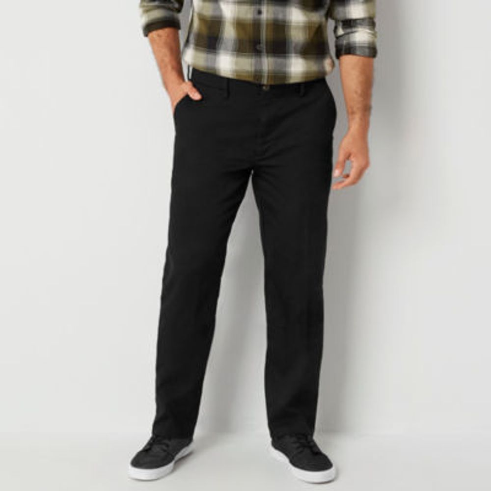 St. John's Bay Easy Care Stretch Mens Classic Fit Flat Front Pant